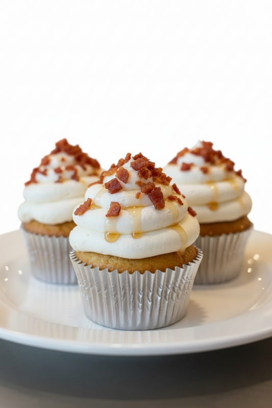 Maple bacon cupcakes
